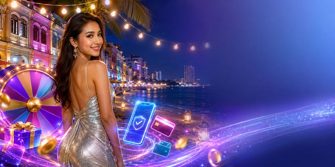 Meja roulette mewah di Pulau Pinang dengan suasana kasino yang glamor dan dealer bertauliah